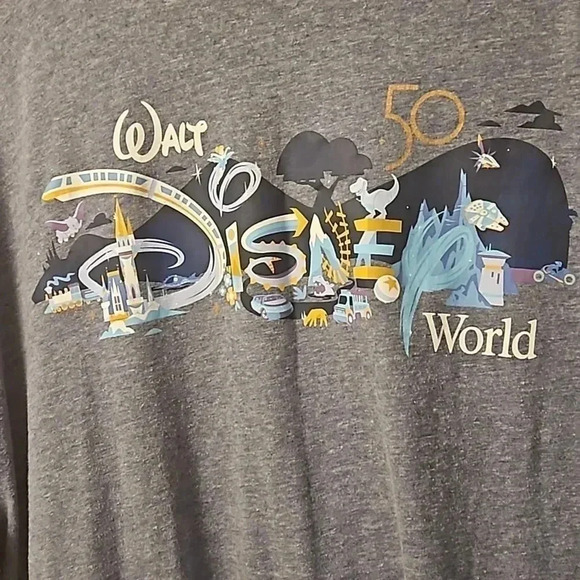 Walt Disney World 50th Anniversary T Shirt XXL - Picture 2 of 2